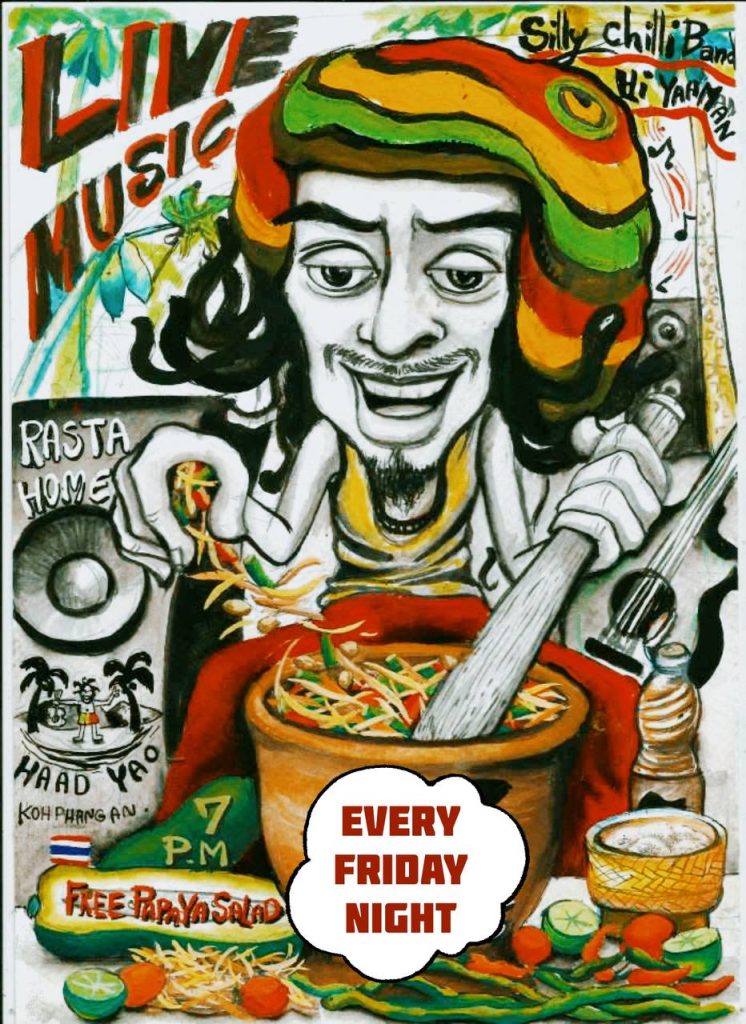 Friday night Reggae vibes at Rasta Home
