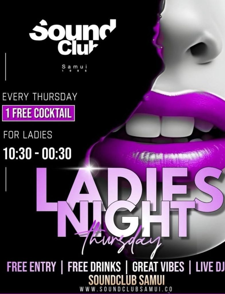 Ladies Night at Sound Club Samui