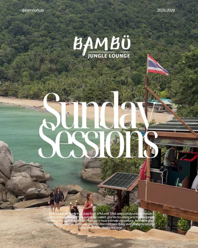 Bambu huts Sunday Sessions