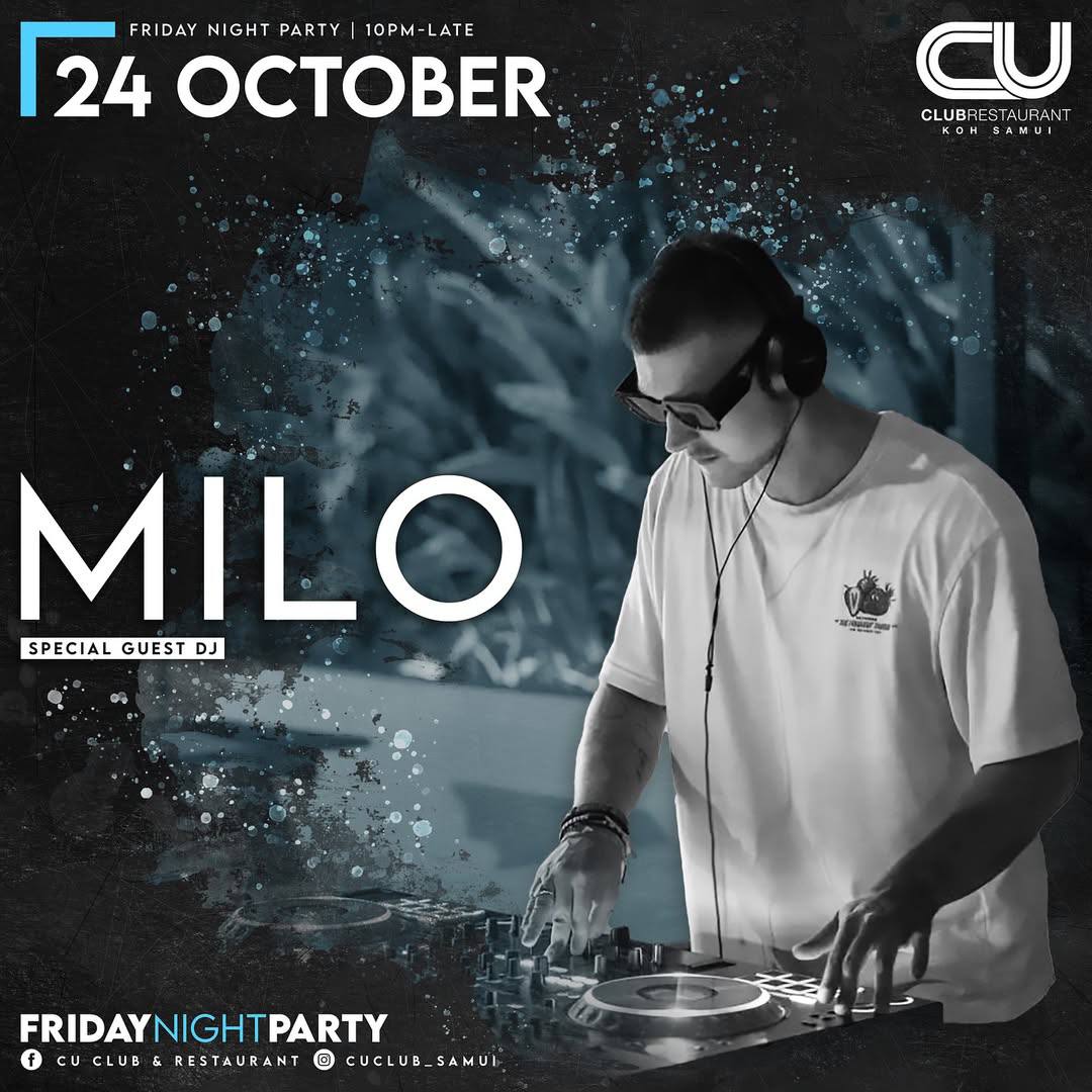 DJ MILO - Friday Night Party | phangan.events