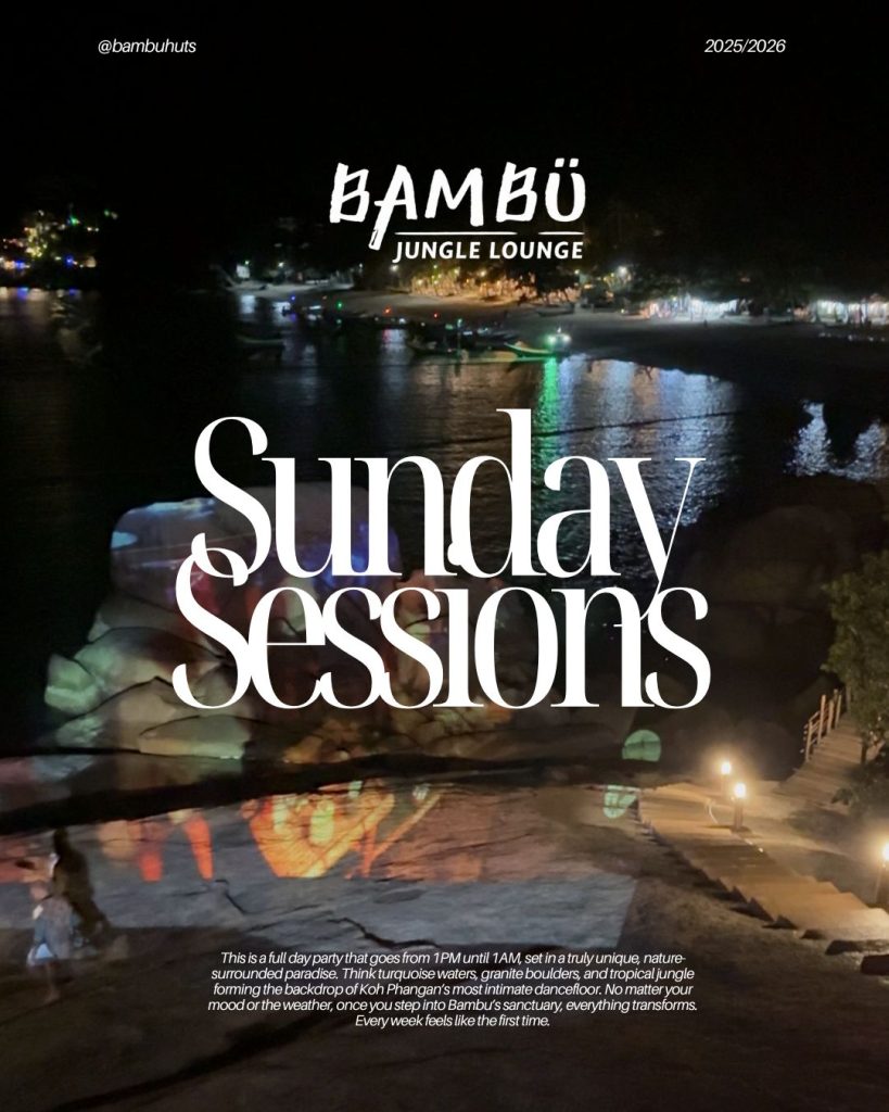 Bambu huts Sunday Session