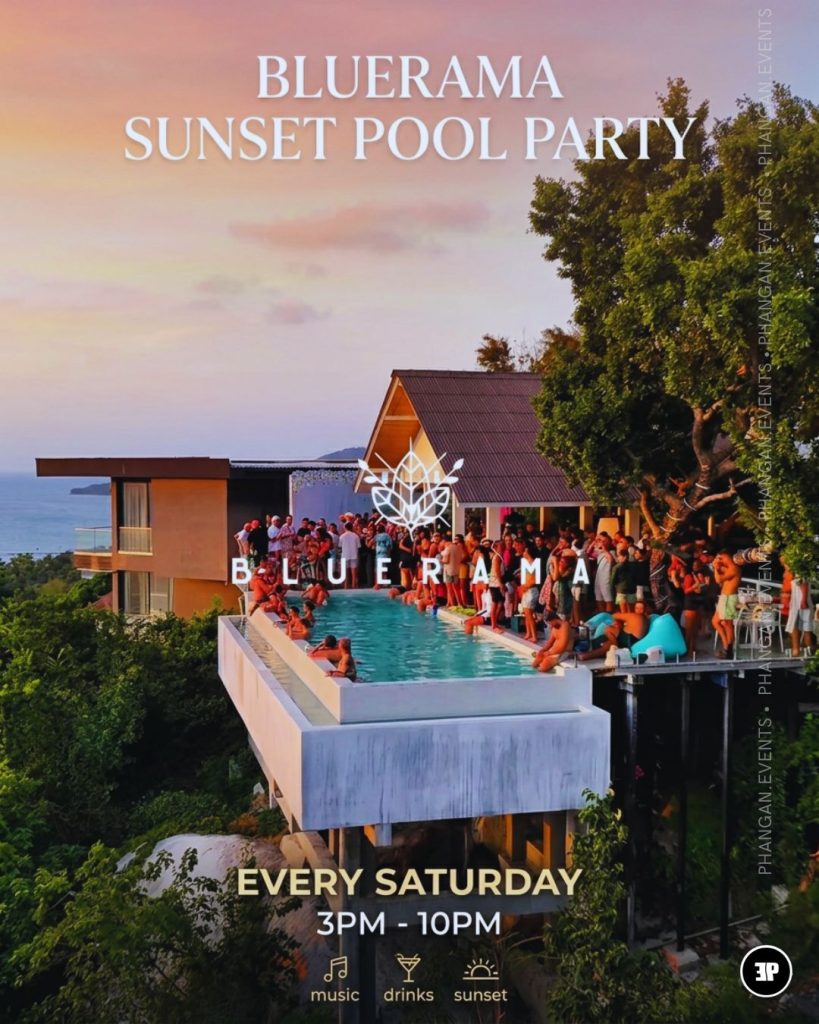 BLUERAMA SATURDAY SUNSET Pool Party
