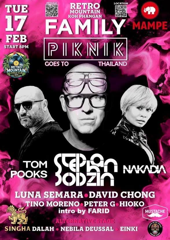 Family Piknik goes to Thailand – Retro Mountain – February 17th