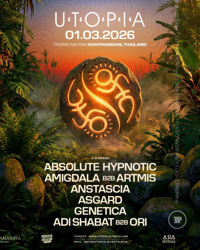 UTOPIA FESTIVAL Koh Phangan – MAR 01