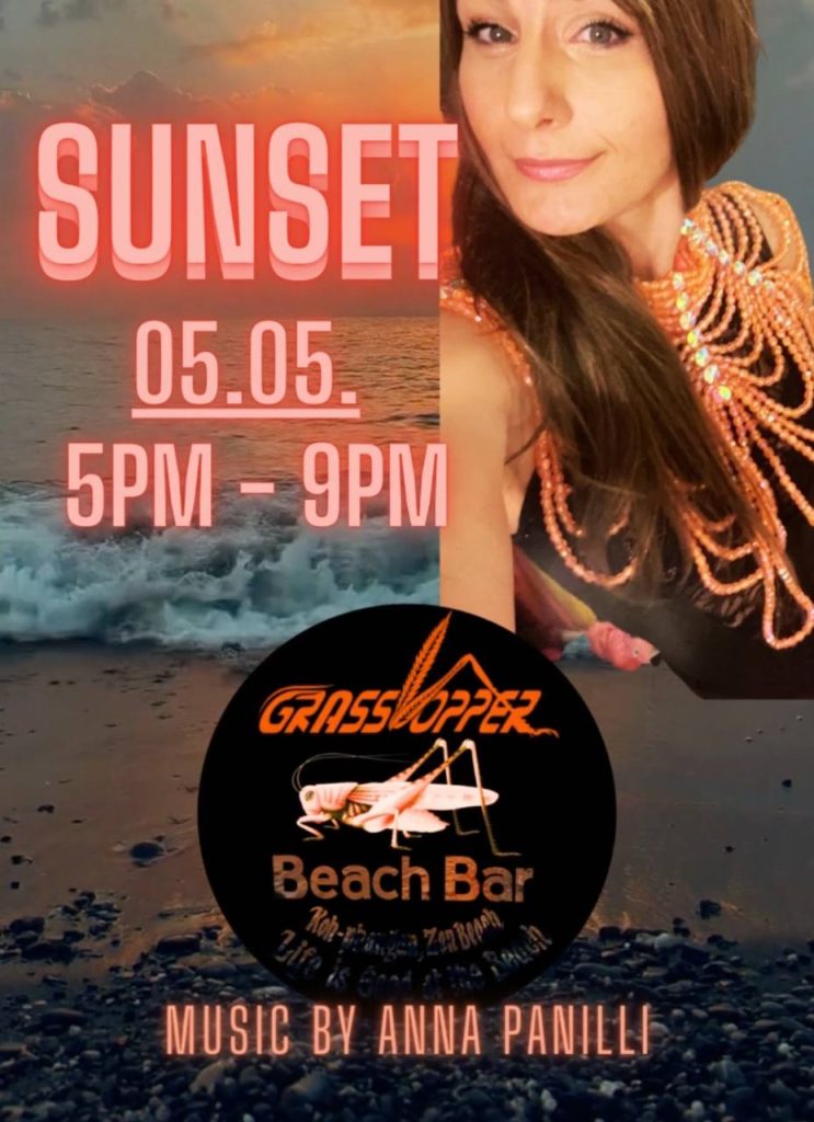 SUNSET at GRASSHOPPER BEACH BAR