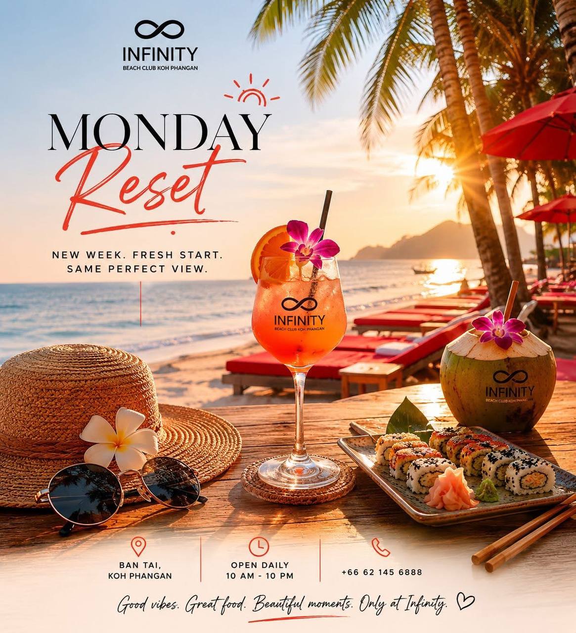 Monday reset, Infinity style