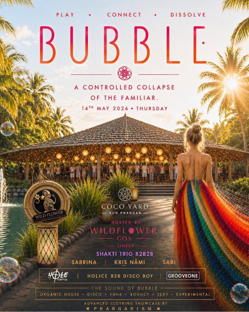 BUBBLE at COCO YARD – Thursday, 14 May