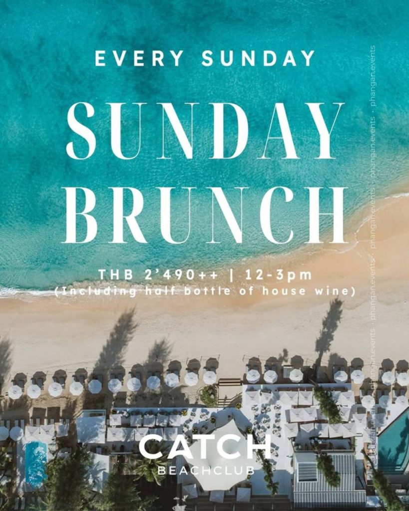 Sunday Brunch at Catch Beach Club