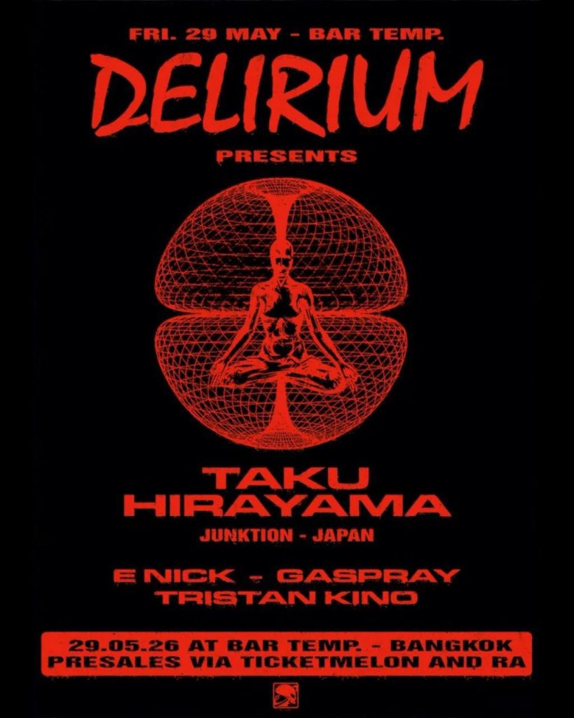 Delirium presents Taku Hirayama at Bar Temp.