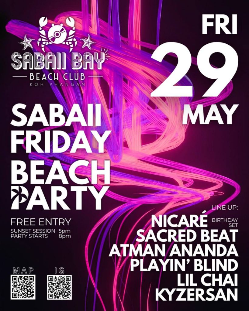 Sabaii Friday Beach Party
