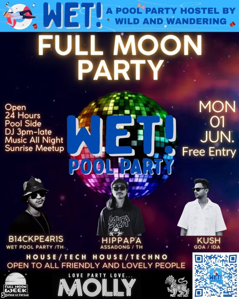 FULL MOON PARTY at WET