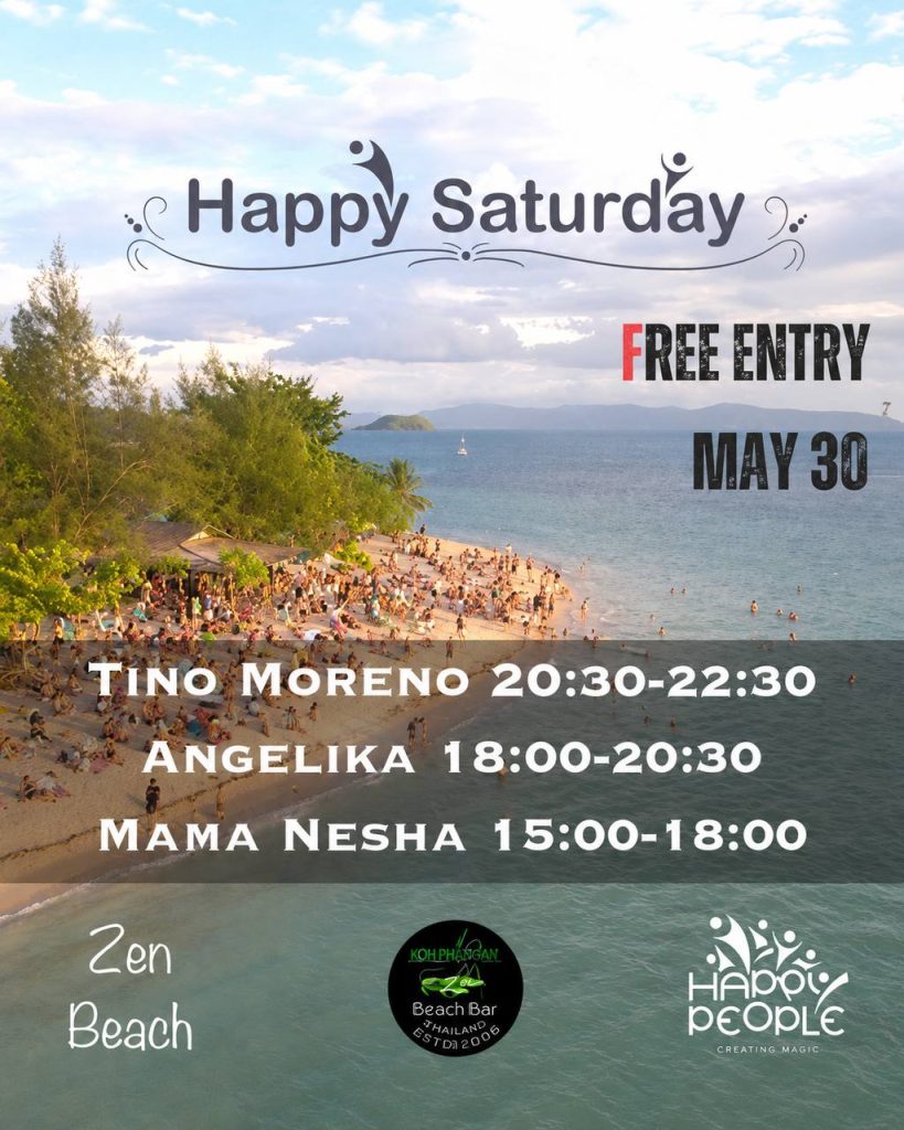 Happy Saturday at Zen Beach