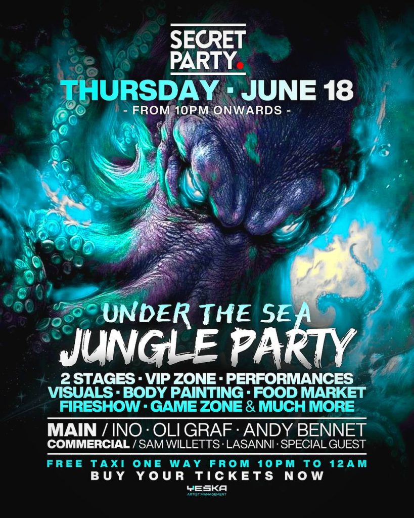 SECRET PARTY: UNDER THE SEA JUNGLE PARTY