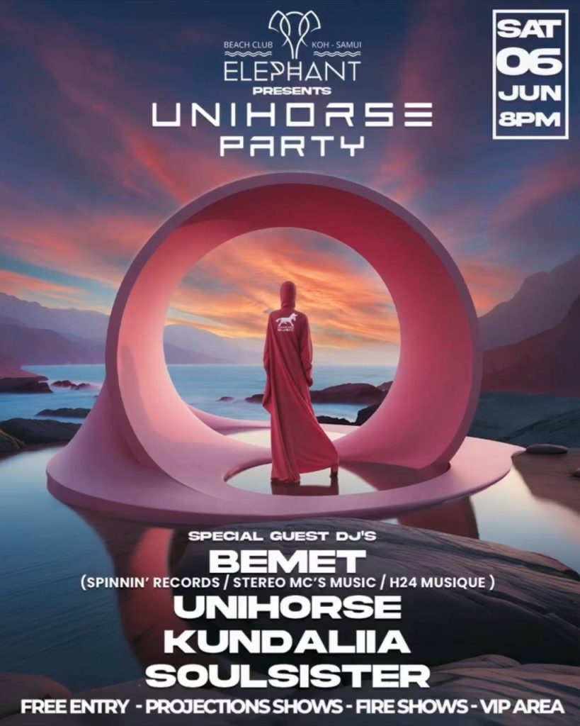 Unihorse Party at Elephant Beach Club