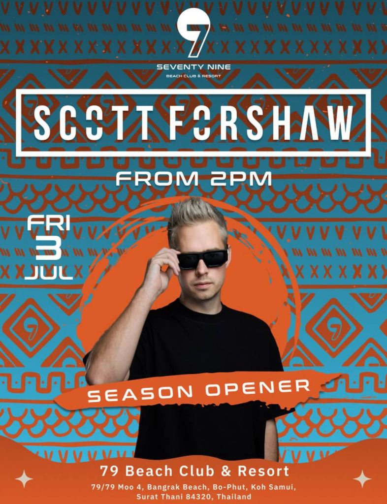 Scott Forshaw at Seventy Nine Beach Club & Resort