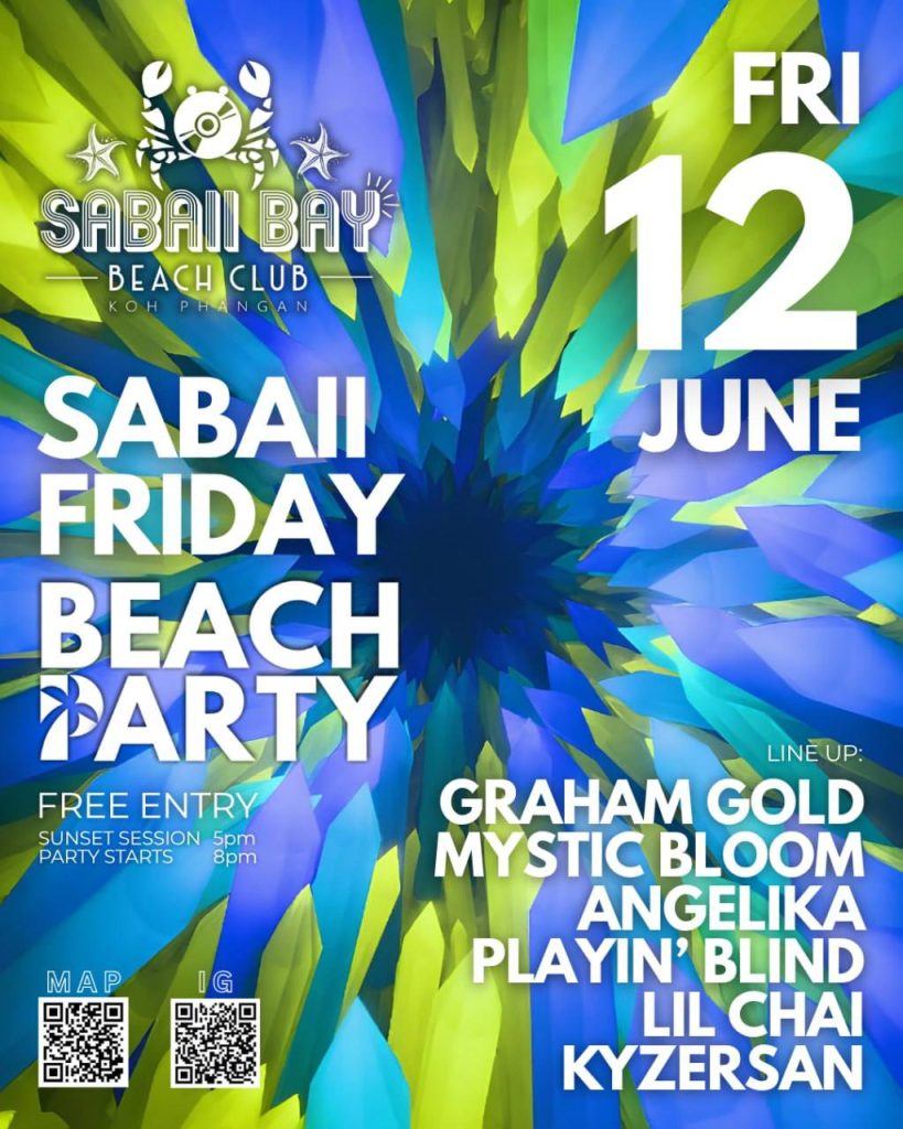 Sabaii Friday Beach Party