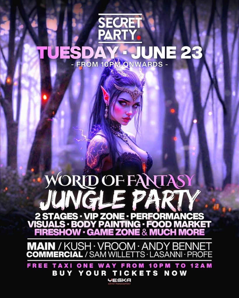 WORLD OF FANTASY JUNGLE PARTY