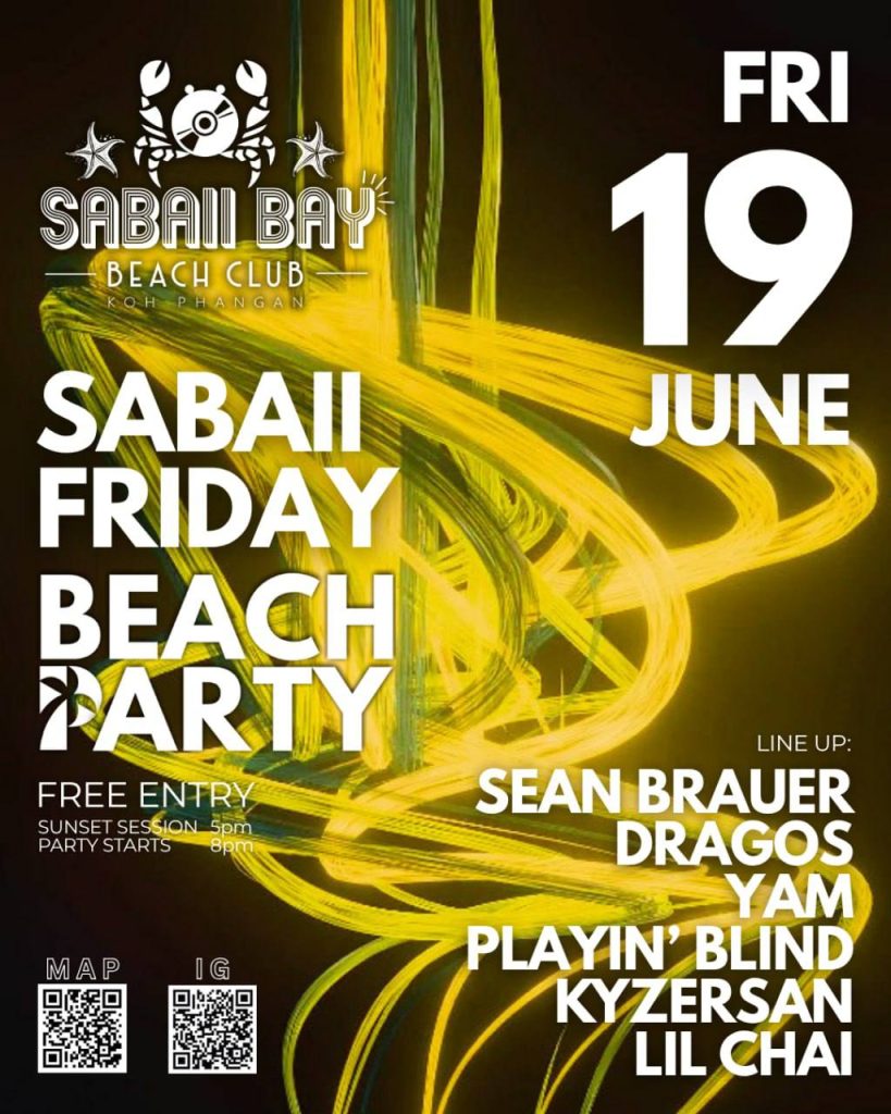 Sabaii Friday Beach Party