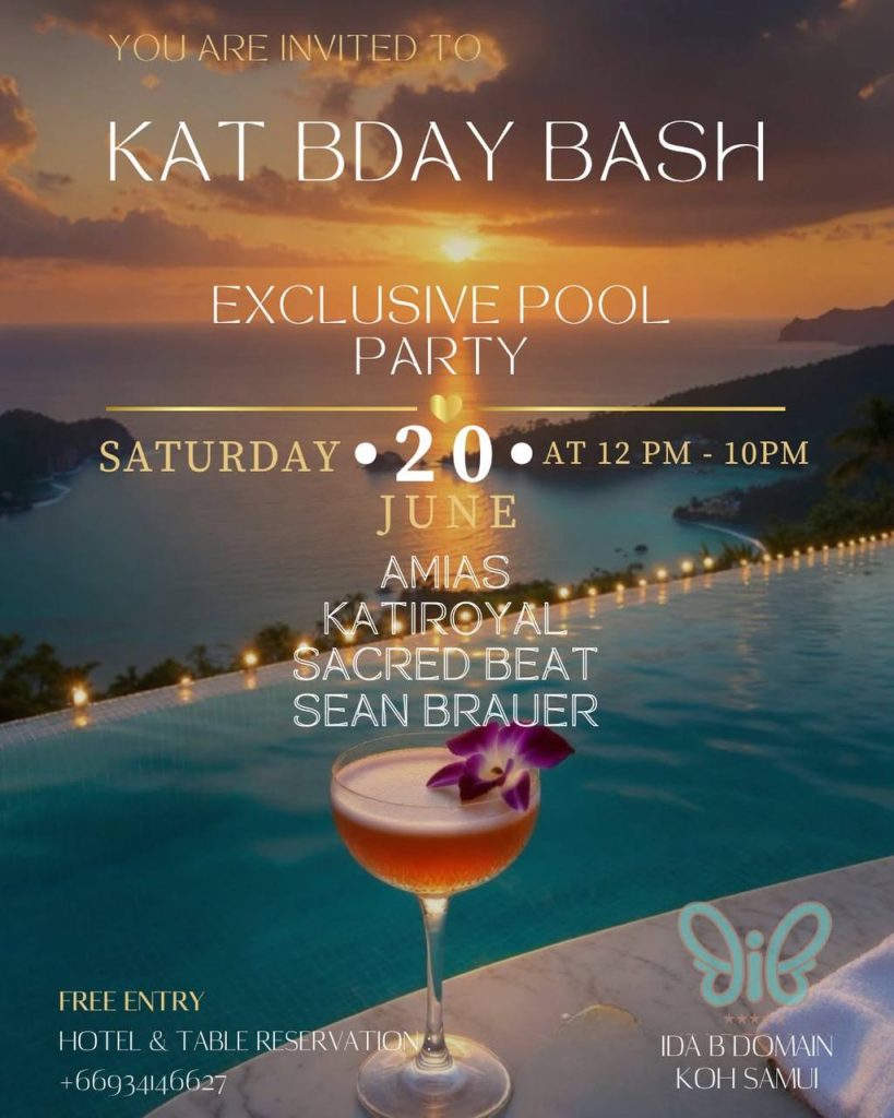 KAT BDAY BASH: EXCLUSIVE POOL PARTY at Ida B Domain