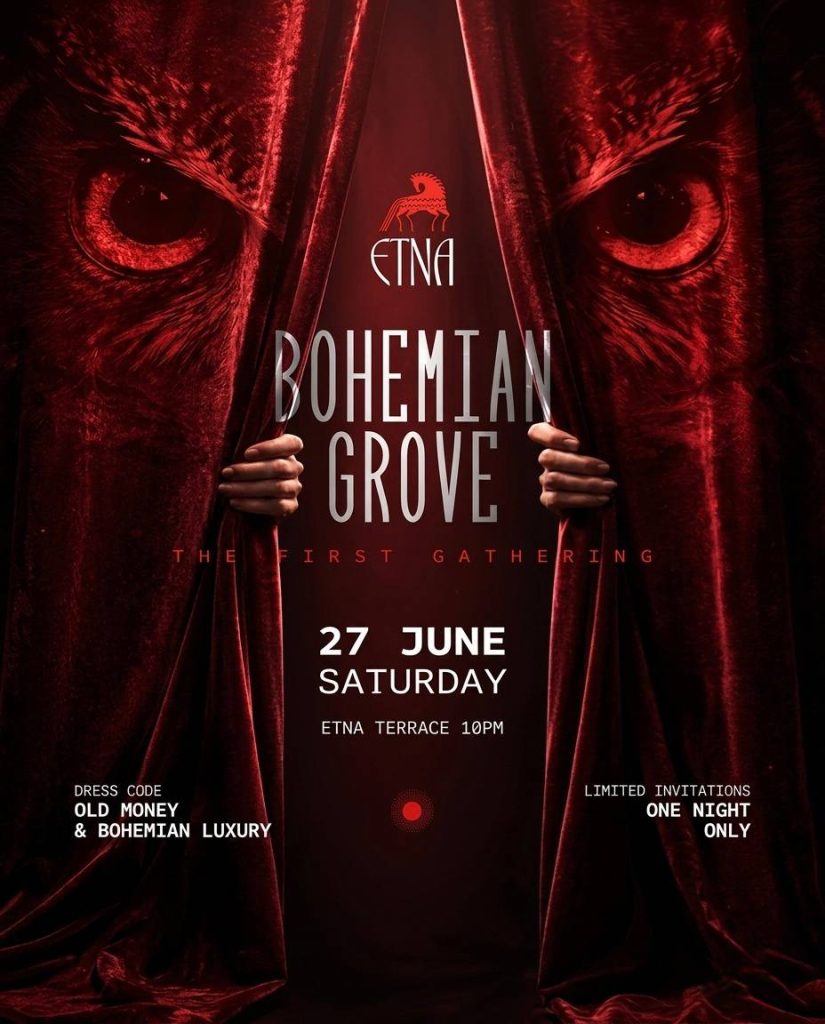 Bohemian Grove (The First Gathering) at Etna Terrace