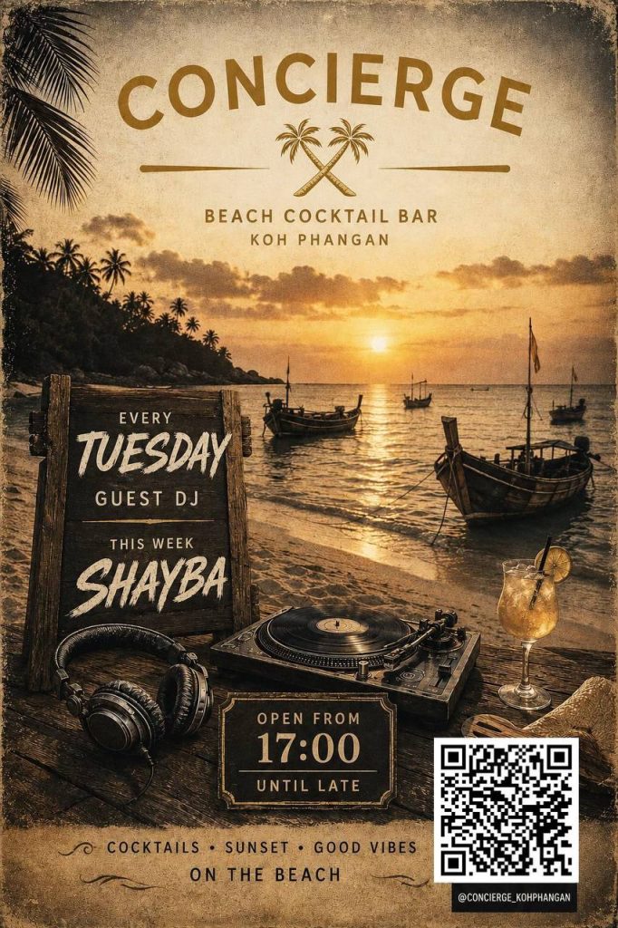 SHAYBA at CONCIERGE BEACH COCKTAIL BAR