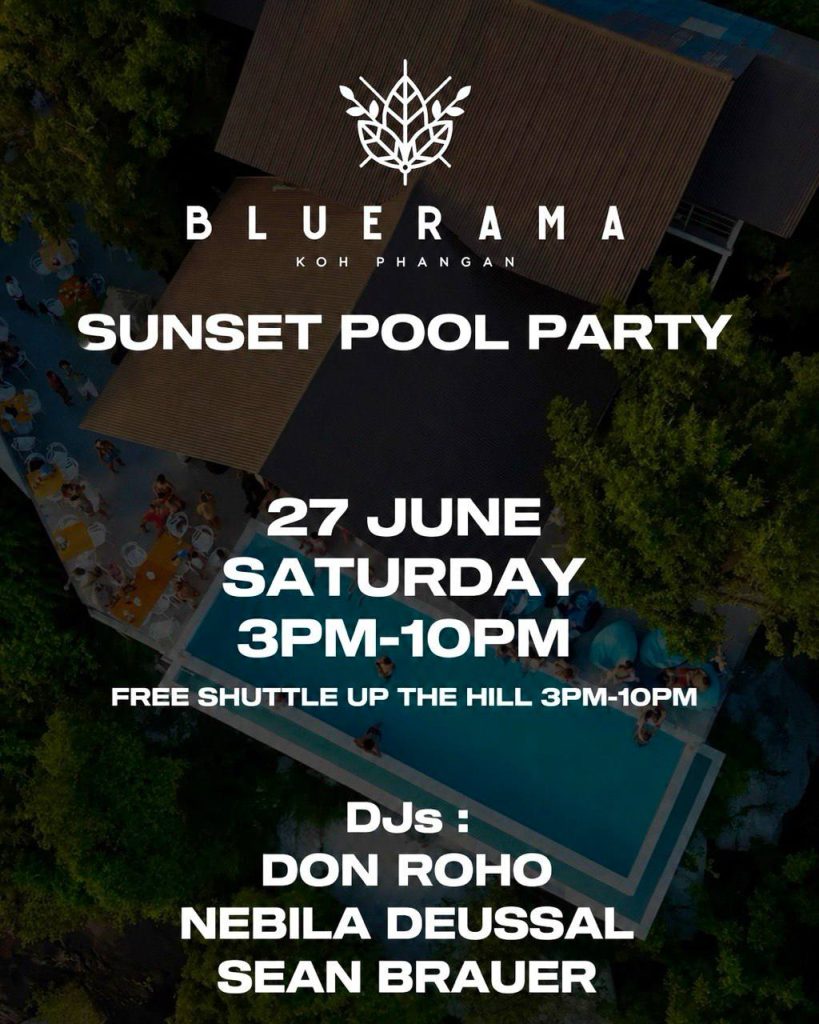 Sunset Pool Party at Bluerama