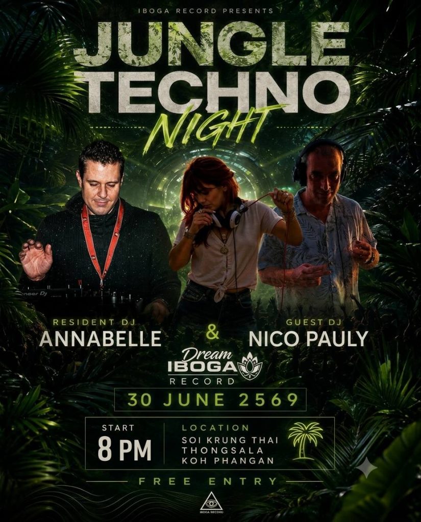 Jungle Techno Night at Soi Krung Thai