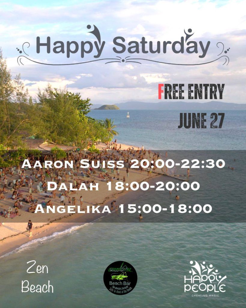 Happy Saturday at Zen Beach