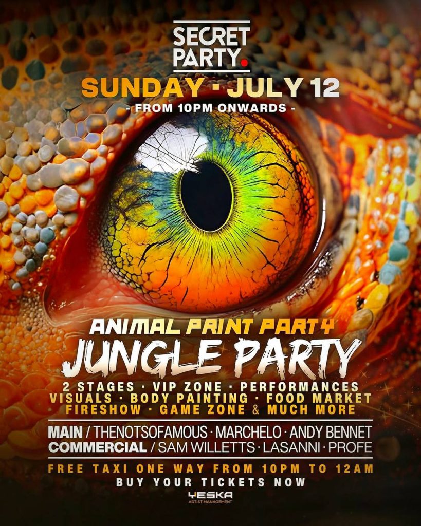 SECRET PARTY at Jungle Party Ground