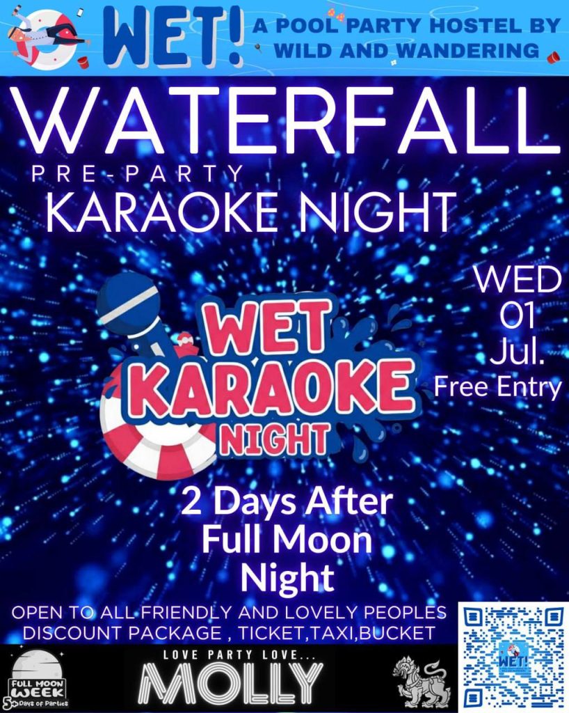 WATERFALL PRE-PARTY KARAOKE NIGHT
