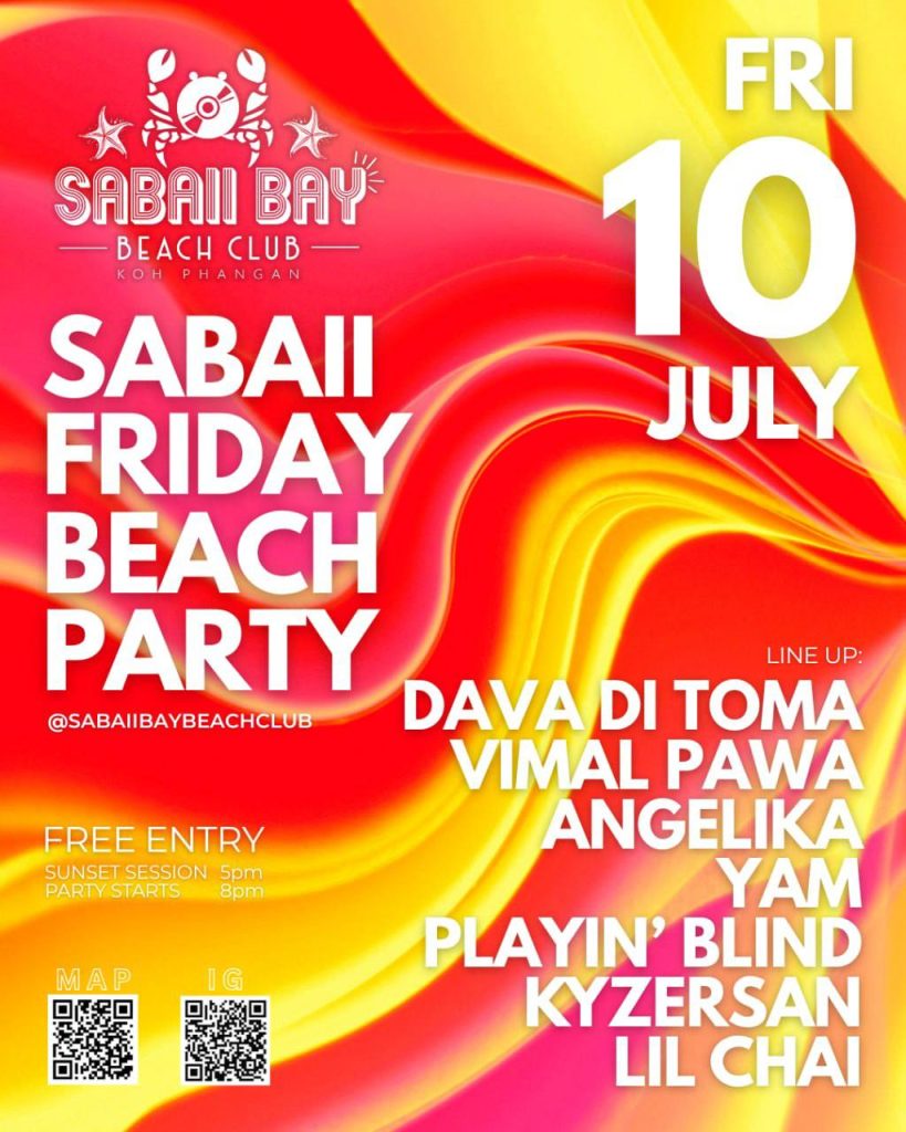 Sabaii Friday Beach Party