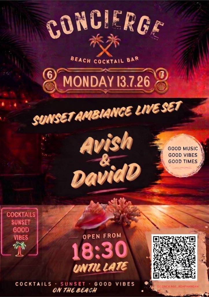 Sunset Ambiance Live Set at Concierge Beach Cocktail Bar