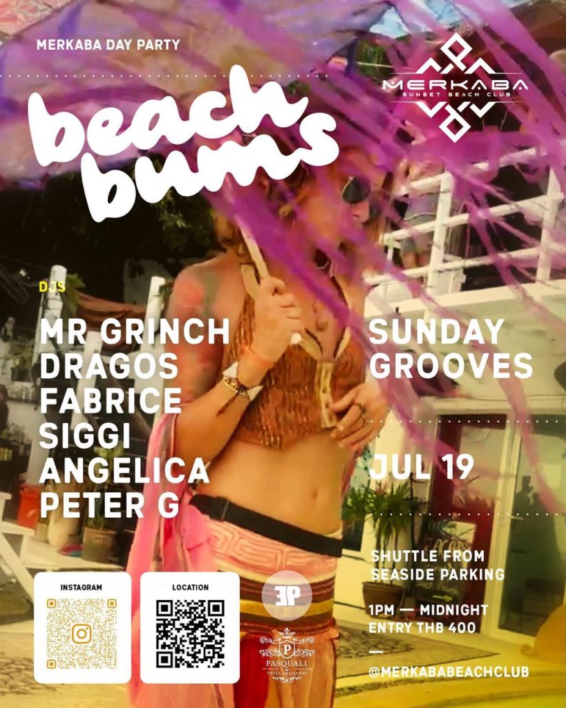 Beach bums Sunday Grooves at Koh Phangan