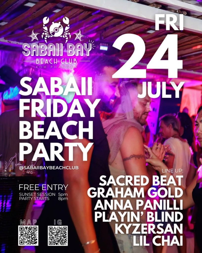 Sabaii Friday Beach Party