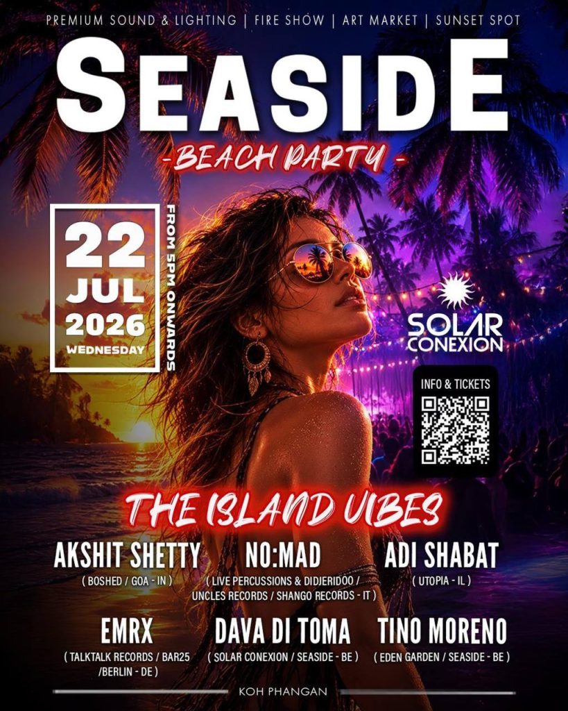 Seaside Beach Party at Seaside Koh Phangan