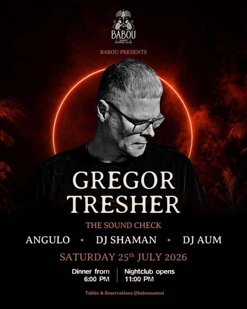 Gregor Tresher at Babou Samui Supper Club