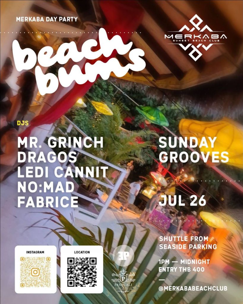 Beach Bums at Merkaba Sunset Beach Club