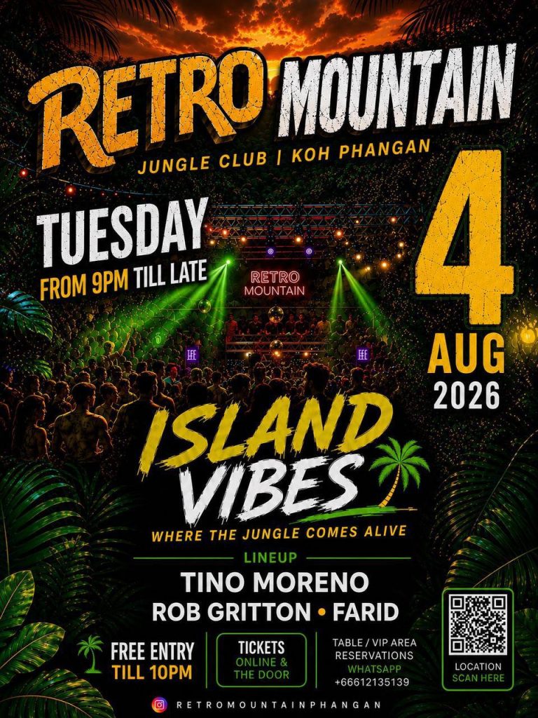 ISLAND VIBES at Retro Mountain Jungle Club