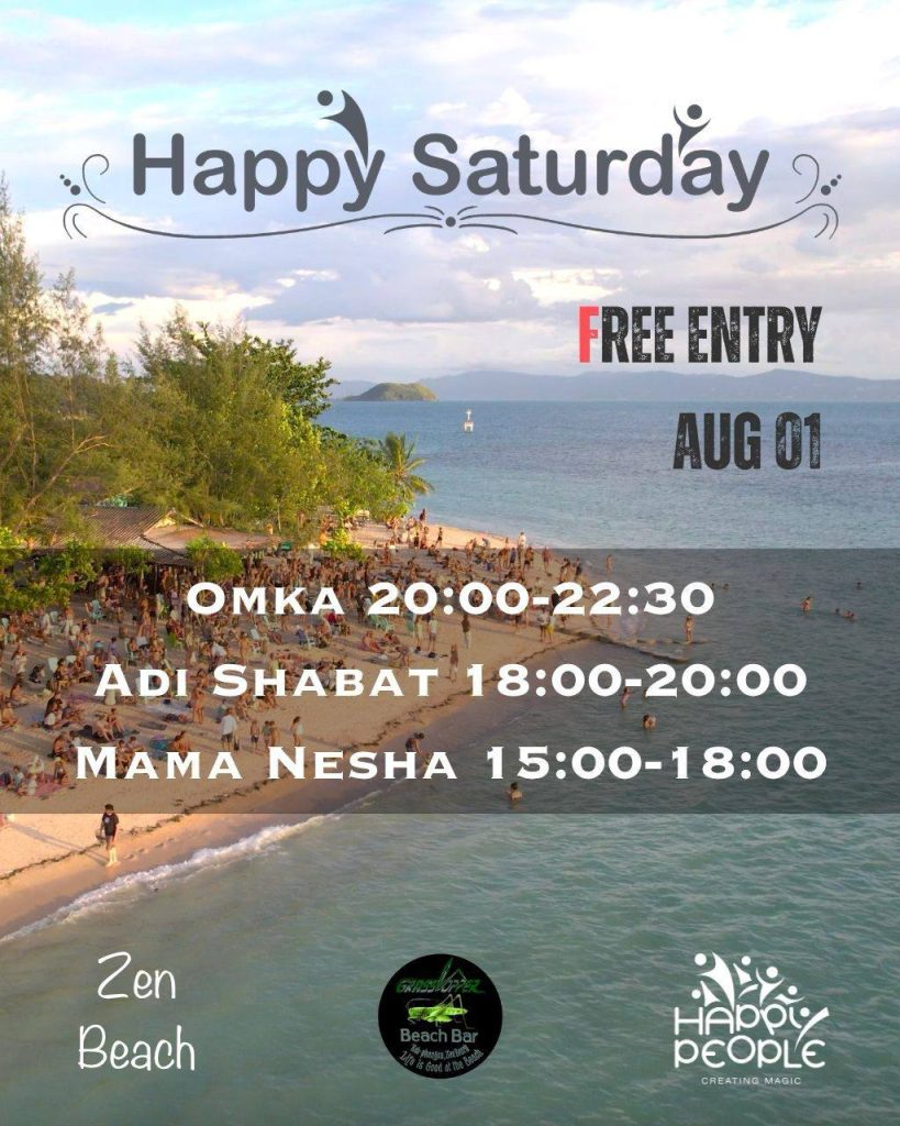 Happy Saturday at Zen Beach
