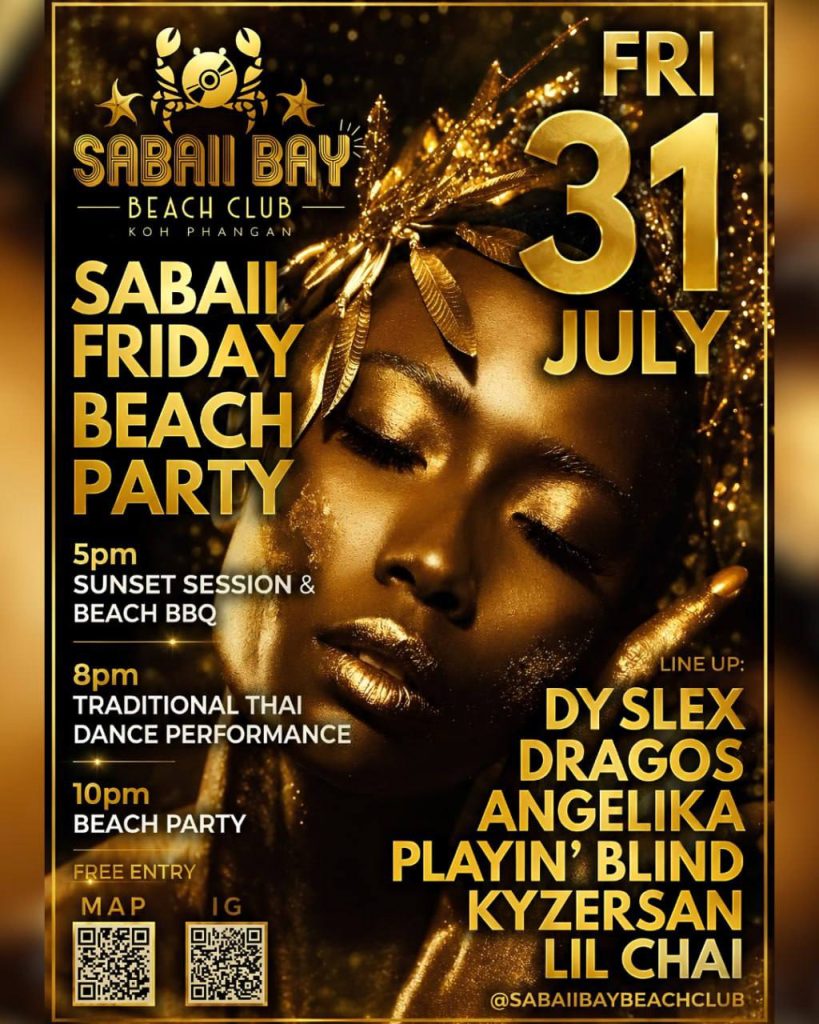 SABAII FRIDAY BEACH PARTY