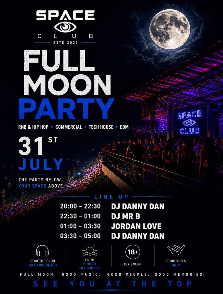 Full Moon Party at Space Club