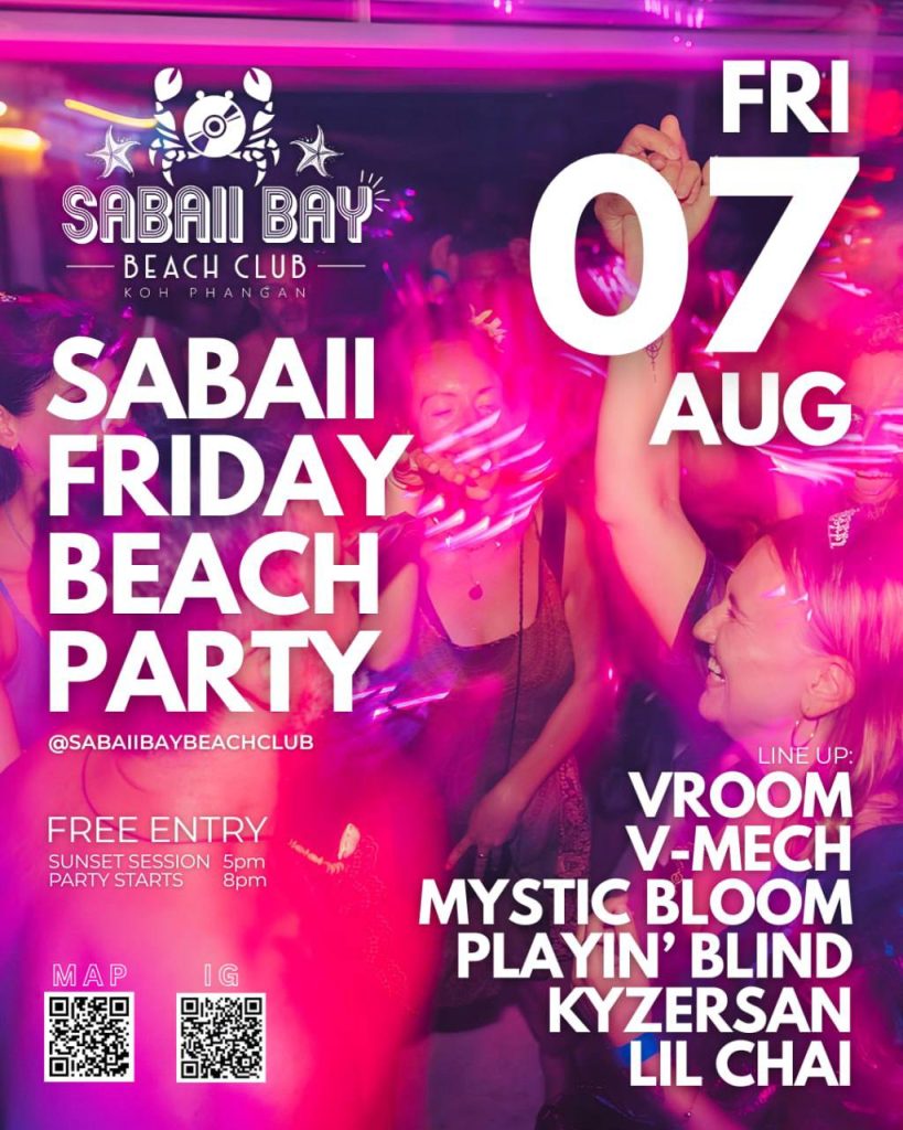 Sabaii Friday Beach Party
