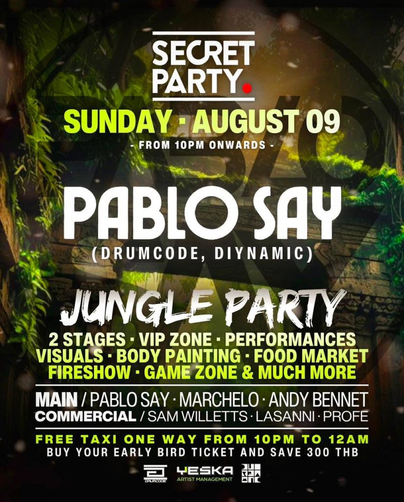 Pablo Say at Secret Party Koh Tao