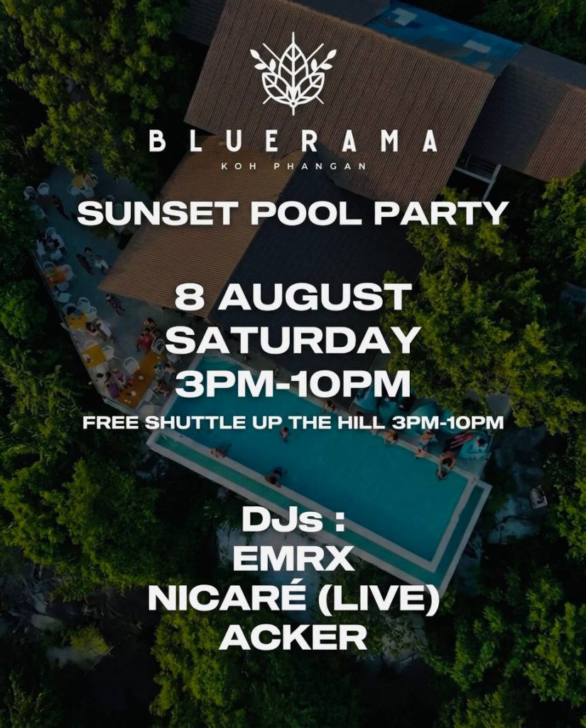 Sunset Pool Party at Bluerama