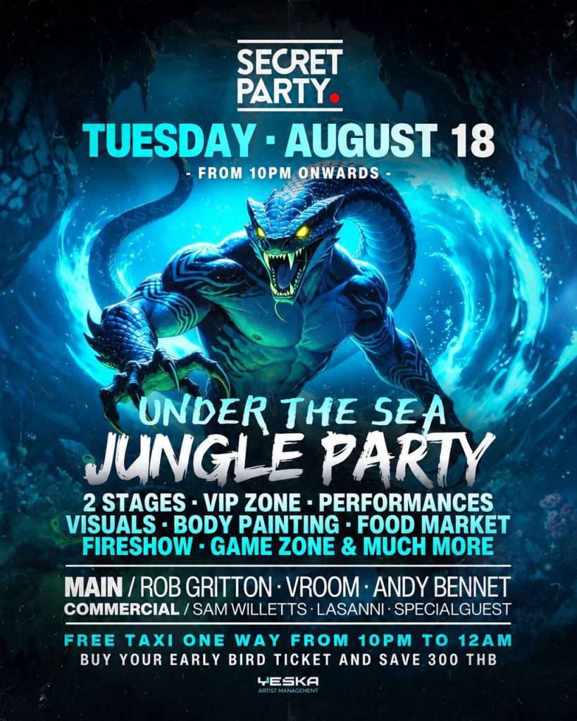 Under the Sea – Secret Jungle Party at Koh Tao