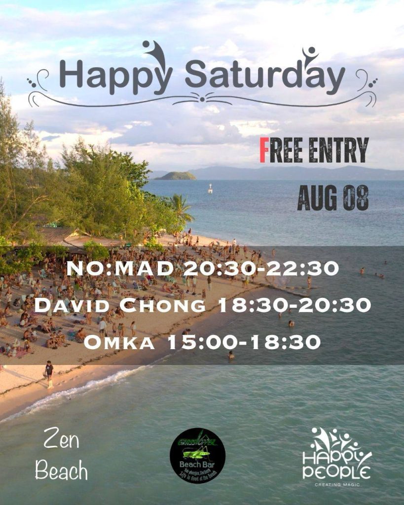 Happy Saturday at Zen Beach
