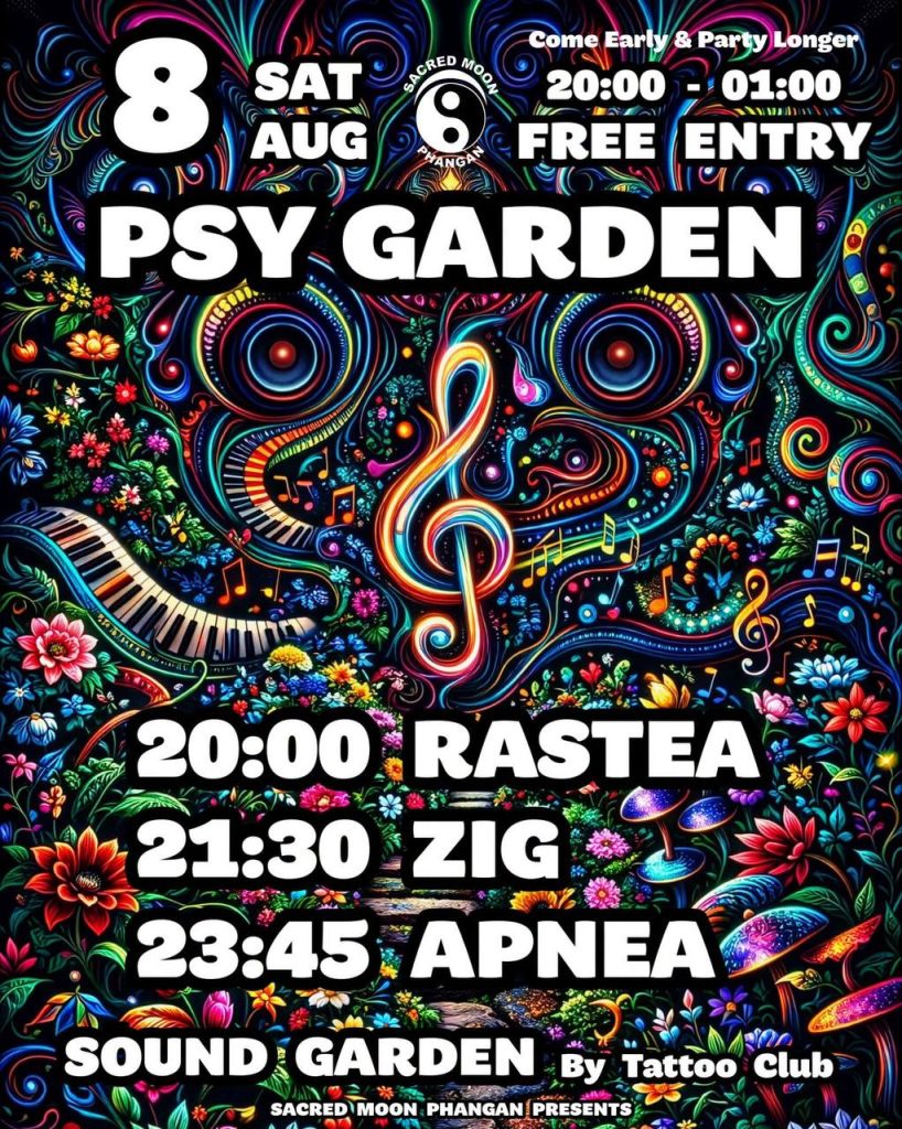 Psy Garden at Sound Garden by Tattoo Club