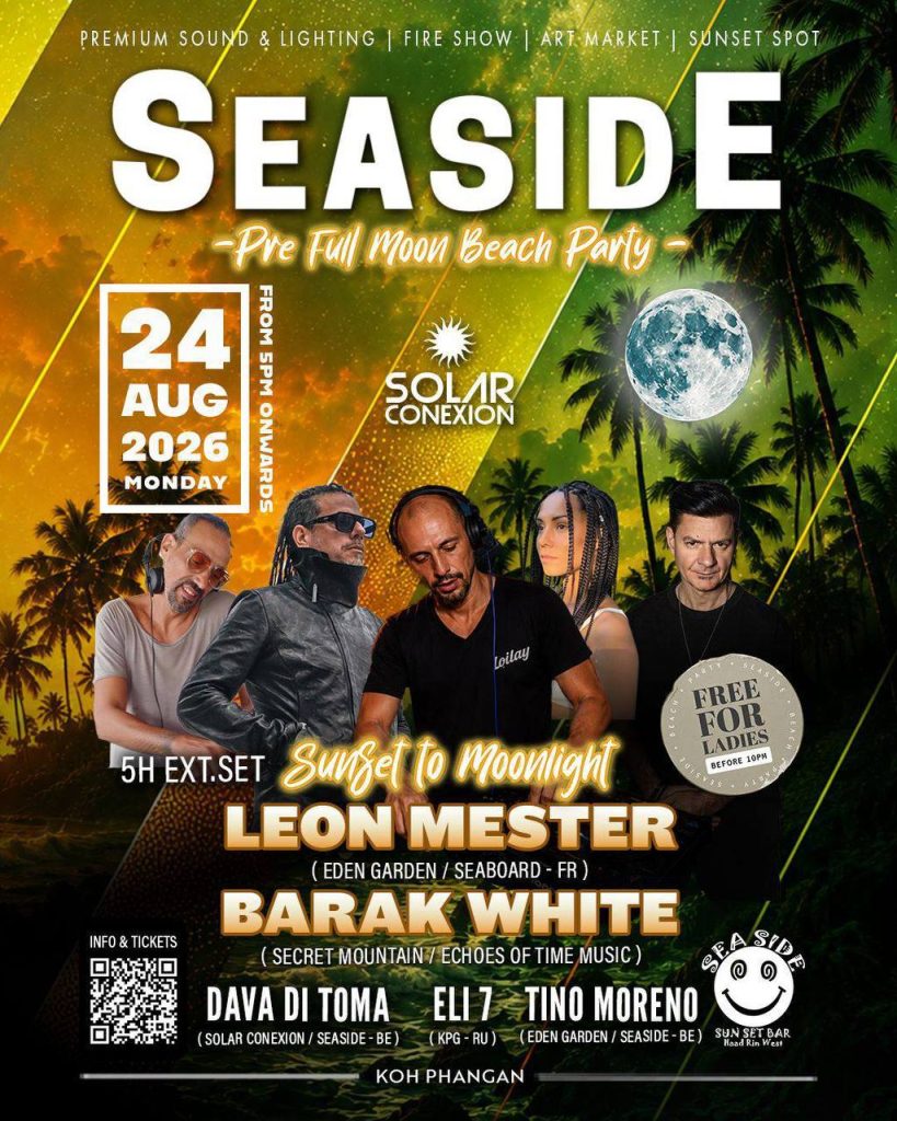 SEASIDE Pre Full Moon Beach Party