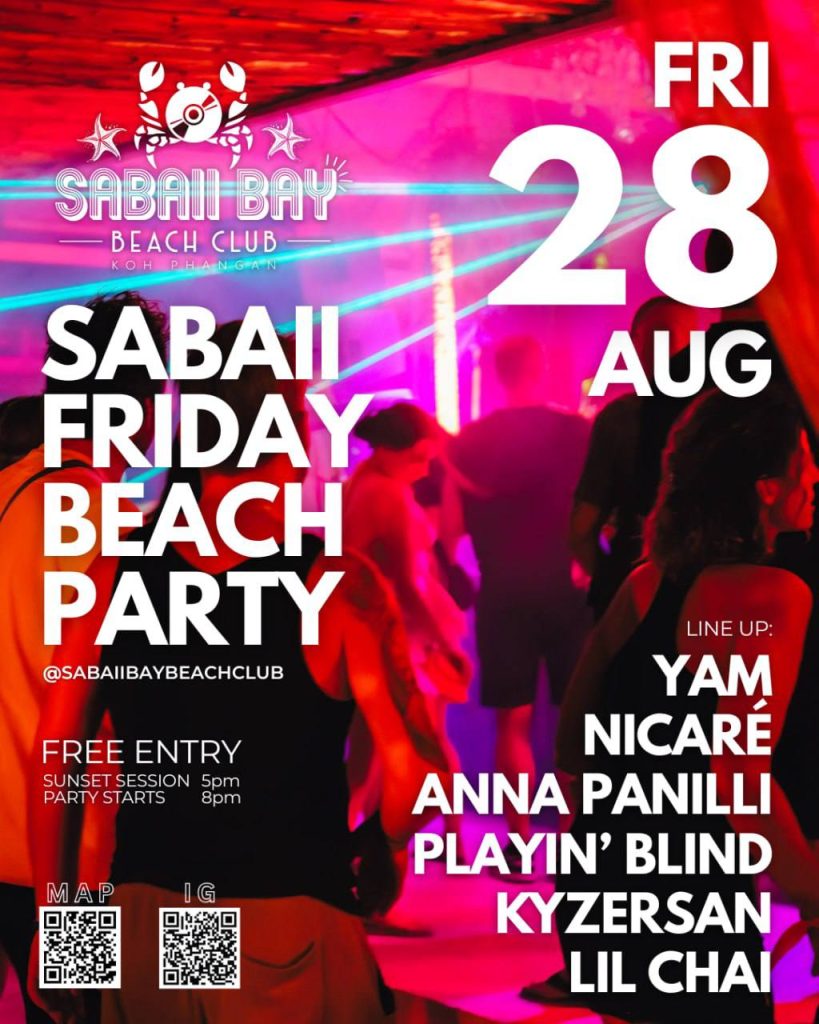 Sabaii Friday Beach Party