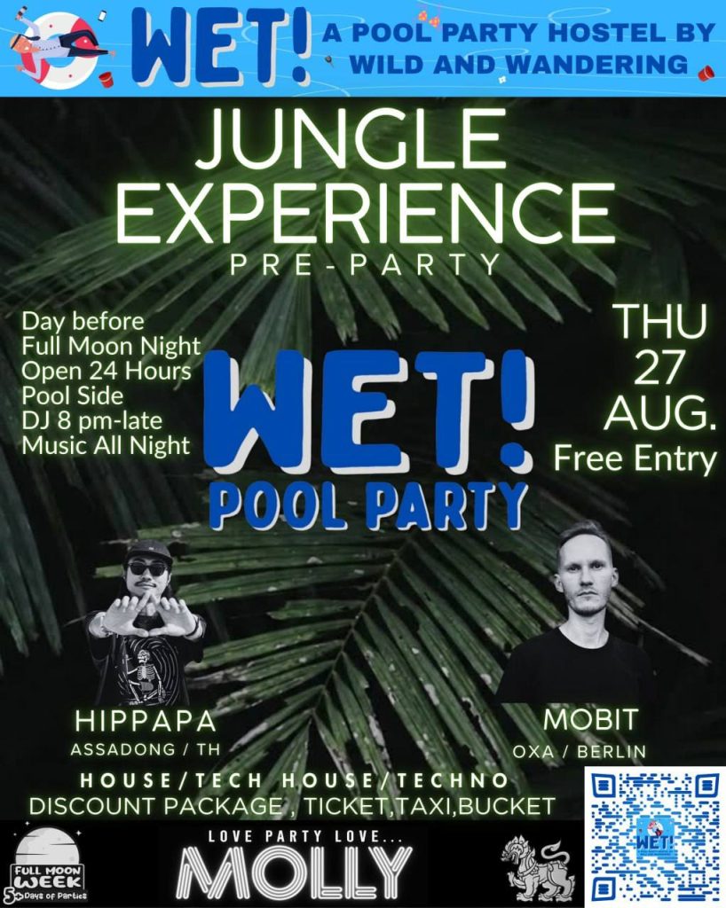 Jungle Experience Pre-Party at WET!
